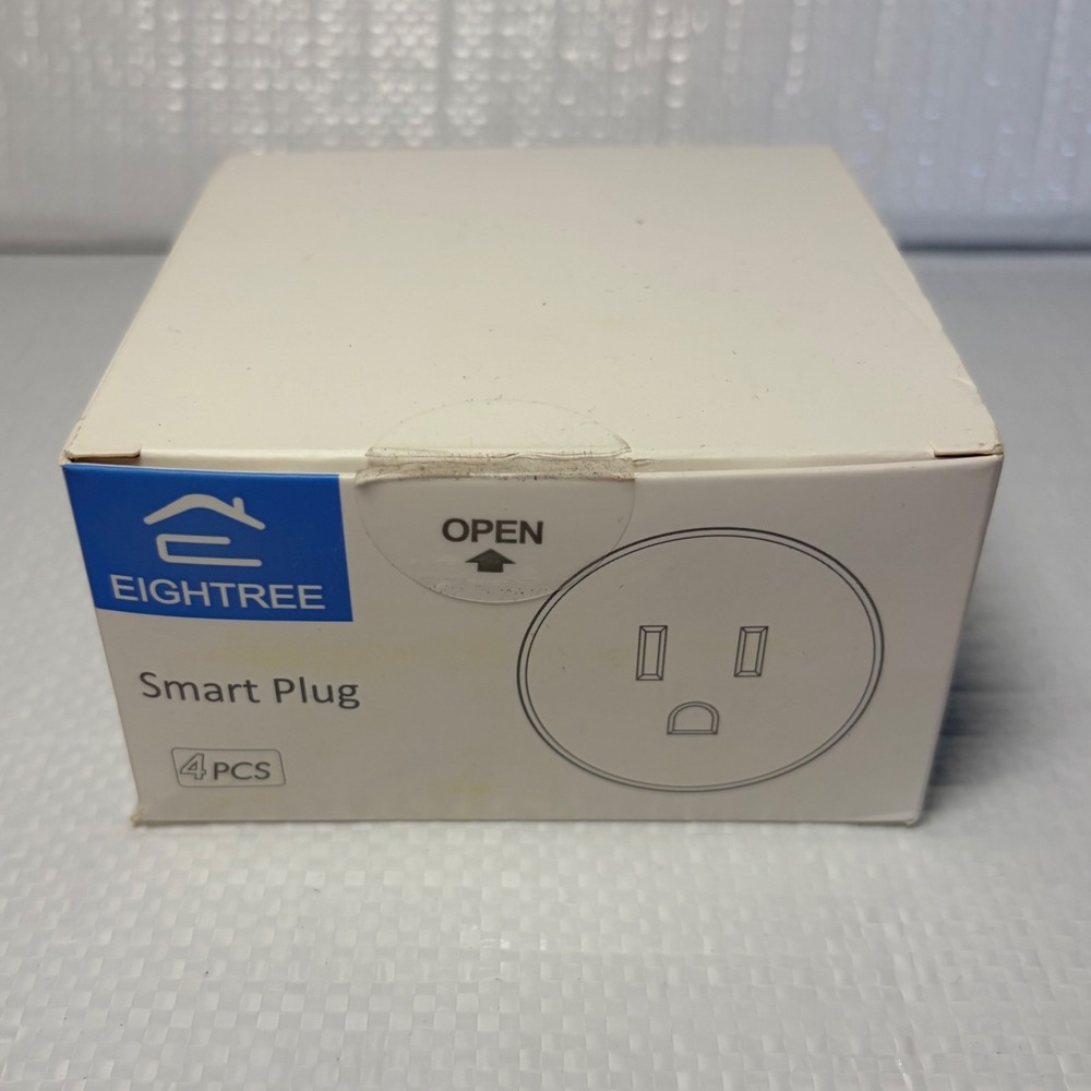 EIGHTREE Smart Plug WiFi Outlet Works with Alexa & Google Home, 15A, 4-Pack